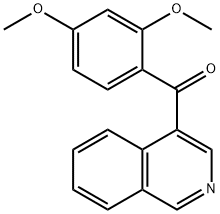 4-(2,4-Dimethoxybenzoyl)isoquinoline Structure