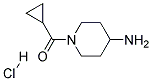 (4-AMINO-PIPERIDIN-1-YL)-CYCLOPROPYL-METHANONE HCL结构式