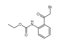 ethyl N-[2-(bromoacetyl)phenyl]carbamate Structure