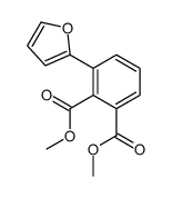 dimethyl 3-(furan-2-yl)benzene-1,2-dicarboxylate Structure