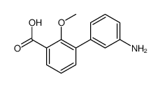 3-(3-aminophenyl)-2-methoxybenzoic acid Structure