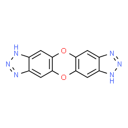 1,7-dihydrodibenzo[b,e][1,4]dioxino[2,3-d:7,8-d']bis([1,2,3]triazole) structure