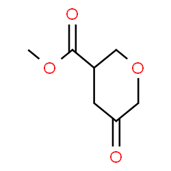 methyl 5-oxooxane-3-carboxylate Structure