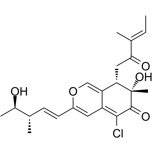 11-epi-Chaetomugilin I结构式