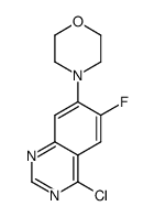 4-chloro-6-fluoro-7-morpholin-4-ylquinazoline结构式