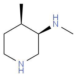 (3R,4R)-N,4-Dimethyl-3-piperidinamine Structure