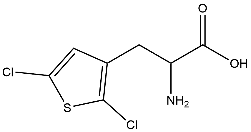 3-Thiophenepropanoic acid, α-amino-2,5-dichloro- Structure