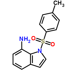 1-对甲苯磺酰基-1H-吲哚-7-胺结构式