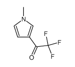 Ethanone, 2,2,2-trifluoro-1-(1-methyl-1H-pyrrol-3-yl)- (9CI)结构式