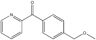 [4-(methoxymethyl)phenyl]-pyridin-2-ylmethanone结构式