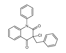 3-benzyl-3-chloro-1-phenylquinoline-2,4(1H,3H)-dione Structure