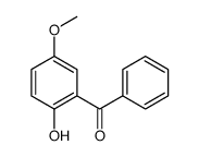 2-Benzoyl-4-methoxyphenol structure