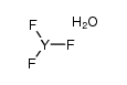 yttrium trifluoride*H2O结构式