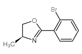 (S)-2-(2-溴苯基)-4-甲基-4,5-二氢噁唑结构式