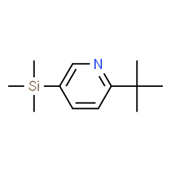 Pyridine, 2-(1,1-dimethylethyl)-5-(trimethylsilyl)- (9CI)结构式