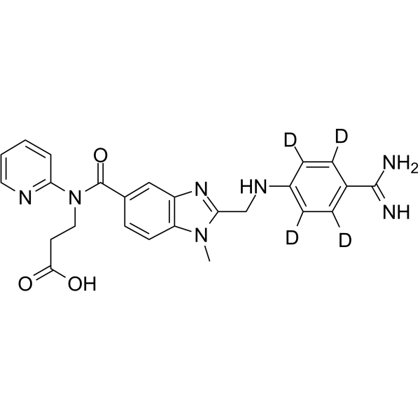 Dabigatran-d4结构式