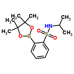 N-Isopropyl-2-(4,4,5,5-tetramethyl-1,3,2-dioxaborolan-2-yl)benzenesulfonamide Structure