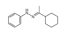 cyclohexyl methyl ketone phenylhydrazone结构式