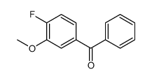 (4-fluoro-3-methoxyphenyl)-phenylmethanone Structure