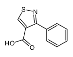 3-phenyl-1,2-thiazole-4-carboxylic acid Structure