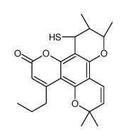 12-Thiocalanolide B Structure