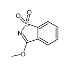 3-Methoxy-1,2-benzisothiazole 1,1-dioxide structure