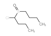 Butane,1-(butylsulfinyl)-1-chloro- structure