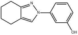 Phenol, 3-(4,5,6,7-tetrahydro-2H-indazol-2-yl)-结构式