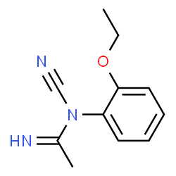 Ethanimidamide, N-cyano-N-(2-ethoxyphenyl)- (9CI) picture