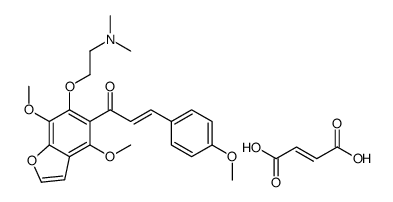 2-[4,7-dimethoxy-5-(4-methoxycinnamoyl)benzofuran-6-yloxy]ethyldimethylammonium hydrogen maleate picture