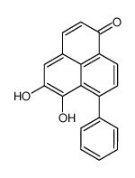 5,6-Dihydroxy-7-phenyl-1H-phenalen-1-one结构式