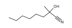 2-octanone cyanohydrin结构式