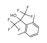 2-(2,6-Dimethylphenyl)hexafluoro-2-propanol结构式