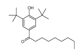 1-(3,5-ditert-butyl-4-hydroxyphenyl)nonan-1-one结构式