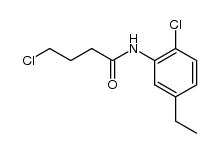 4-chloro-N-(2-chloro-5-ethyl-phenyl)-butyramide Structure