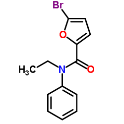 5-Bromo-N-ethyl-N-phenyl-2-furamide结构式