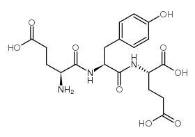 H-Glu-Tyr-Glu-OH Structure