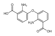 2-amino-3-(2-amino-3-carboxy-phenoxy)benzoic acid结构式