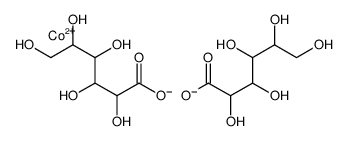 cobalt(2+),2,3,4,5,6-pentahydroxyhexanoate Structure