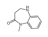 1-methyl-1,3,4,5-tetrahydro-2H-1,5-benzodiazepin-2-one Structure