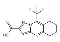 9-(trifluoromethyl)-5,6,7,8-tetrahydropyrazolo[5,1-b]quinazoline-2-carboxylic acid structure