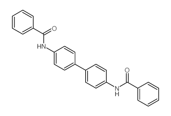 N-[4-(4-benzamidophenyl)phenyl]benzamide structure