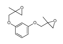 2-methyl-2-[[3-[(2-methyloxiran-2-yl)methoxy]phenoxy]methyl]oxirane Structure