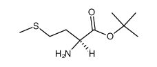 tert-butyl (2S)-2-amino-4-methylsulfanylbutanoate结构式