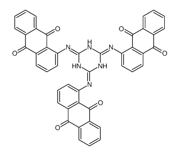 1,1',1''-(1,3,5-triazine-2,4,6-triyltriimino)trisanthraquinone结构式