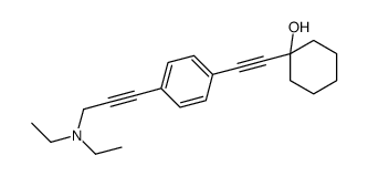 1-[[p-[3-(Diethylamino)-1-propynyl]phenyl]ethynyl]-1-cyclohexanol Structure