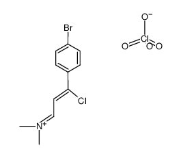 3-(4-Bromphenyl)-3-chlor-1-dimethylimmoniumpropen-(2) Structure