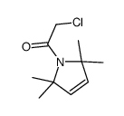 1H-Pyrrole, 1-(chloroacetyl)-2,5-dihydro-2,2,5,5-tetramethyl- (9CI) Structure