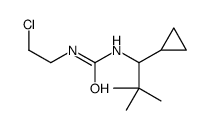 1-(2-chloroethyl)-3-(1-cyclopropyl-2,2-dimethylpropyl)urea Structure