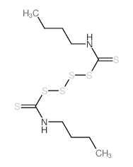 Tetrasulfide,bis[(butylamino)thiocarbonyl] (8CI) Structure